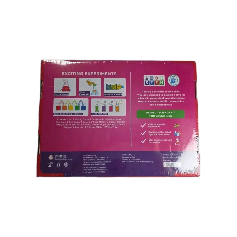 Doctor Jupiter Girls First Science Kit‎ Kids Ages 4+ STEM Toy 100+ Experiments